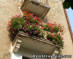 Про европейские «цветочные» балконы